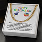 Happy Graduation Cuban Link Necklace