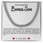 Bonus Son Cuban Link Necklace