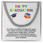 31 Happy Graduation Cuban Link Necklace