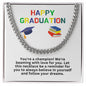 29 Happy Graduation Cuban Link Necklace