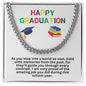 Happy Graduation Cuban Link Necklace