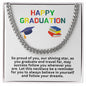 Happy Graduation Cuban Link Necklace