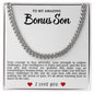 Bonus Son Cuban Link Necklace
