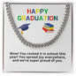 Happy Graduation Cuban Link Necklace