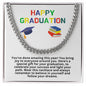 Happy Graduation Cuban Link Necklace