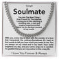 Soulmate Cuban Link Chain- You Are The Best Thing That I Have Every Found On The Internet