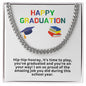 Happy Graduation Cuban Link Necklace