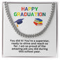 Happy Graduation Cuban Link Necklace