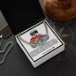 Son Cuban Chain Necklace- Red Monster Truck