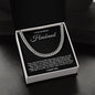 To My Handsome Husband Cuban Chain Necklace