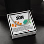 Son Cuban Chain Necklace Tiger Fish