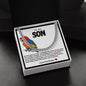 Son Cuban Chain Necklace- Parrot
