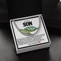 Son Cuban Chain Necklace- Sea Turtle