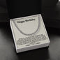 Happy Birthday Cuban Link Chain