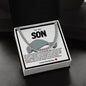 Son Cuban Chain Necklace- Manatee