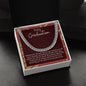 Happy Graduation Cuban Link Chain