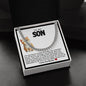 Son Cuban Chain Necklace- Kitten