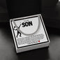 Son Cuban Chain Necklace- Tennis