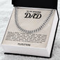 To My Amazing Dad Cuban Link Chain Necklace