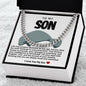 Son Cuban Chain Necklace- Manatee