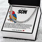Son Cuban Chain Necklace- Parrot