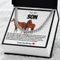 Son Cuban Chain Necklace- Horse