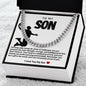 Son Cuban Chain Necklace- Basketball