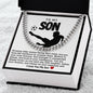 Son Cuban Chain Necklace- Soccer