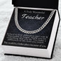 Teacher Cuban Link Chain