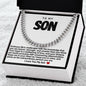 Son Cuban Link Chain- Embrace Life's Challenges