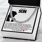 Son Cuban Chain Necklace- Praying Boy