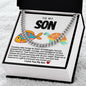 Son Cuban Chain Necklace- Fish