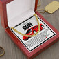 Son Cuban Chain Necklace- Red Sports Car