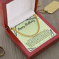 Happy Birthday Cuban Link Chain Necklace