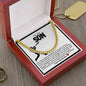Son Cuban Chain Necklace- Baseball