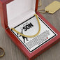 Son Cuban Chain Necklace- Tennis