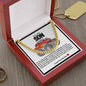 Son Cuban Chain Necklace- Red Monster Truck