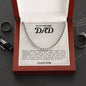 To My Amazing Dad Cuban Link Chain Necklace