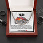 Son Cuban Chain Necklace- Red Monster Truck