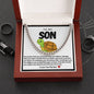 Son Cuban Chain Necklace- Turtle