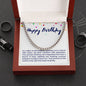 Happy Birthday Cuban Link Chain