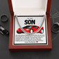 Son Cuban Chain Necklace- Red Sports Car