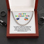 Happy Graduation Cuban Link Necklace