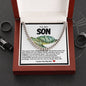 Son Cuban Chain Necklace- Sea Turtle