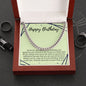 Happy Birthday Cuban Link Chain Necklace