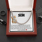 Son Cuban Chain Necklace- Kitten