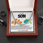 Son Cuban Chain Necklace Tiger Fish