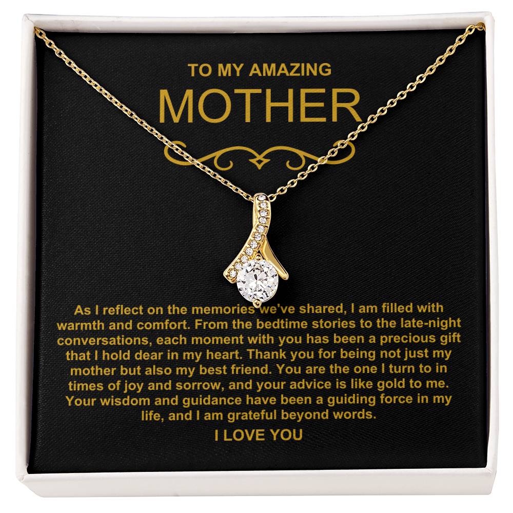 To My Amazing Mother Necklace