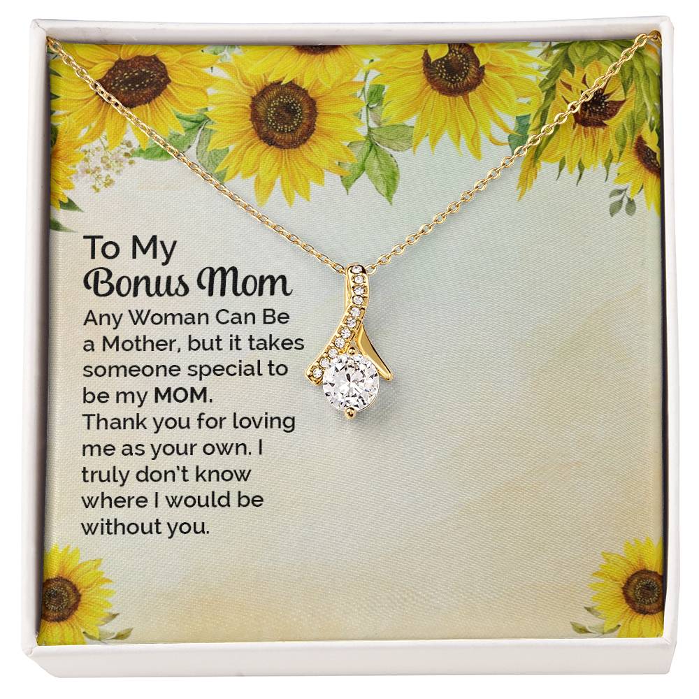 To My Bonus Mom Necklace