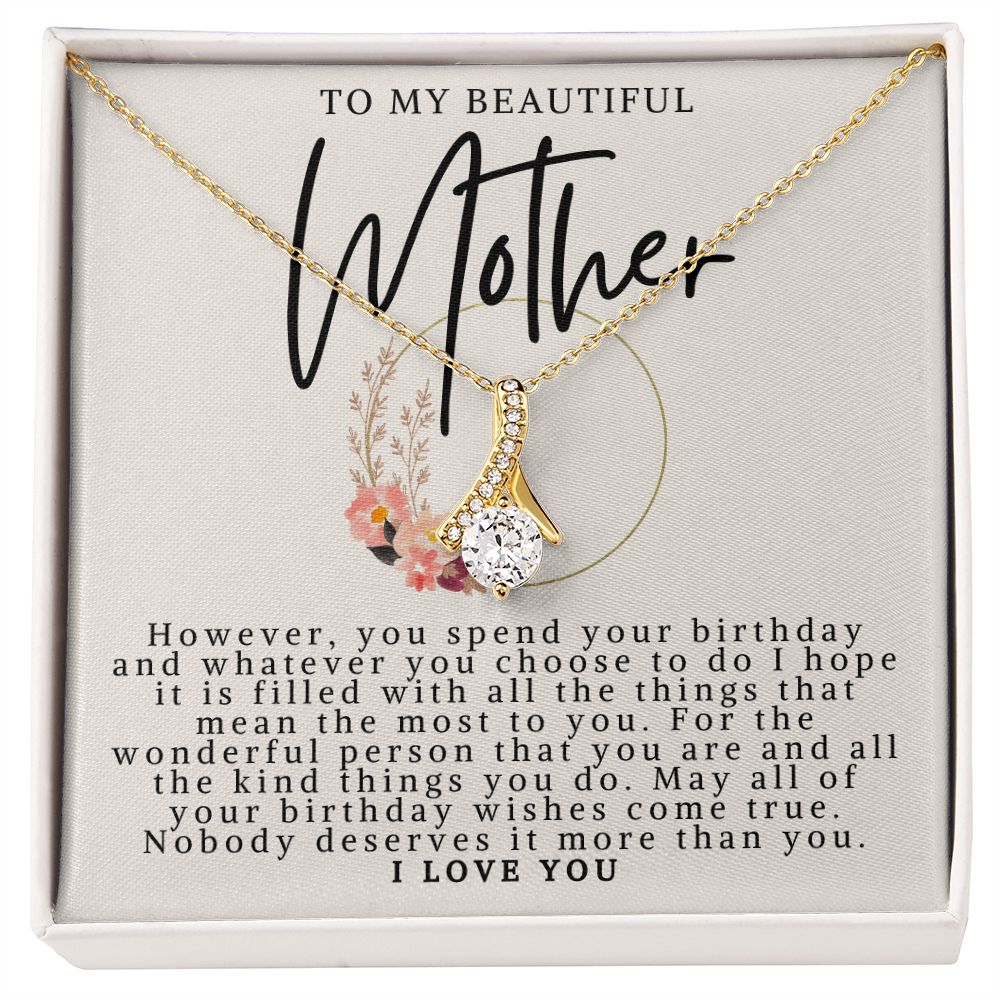 Mother Birthday Necklace